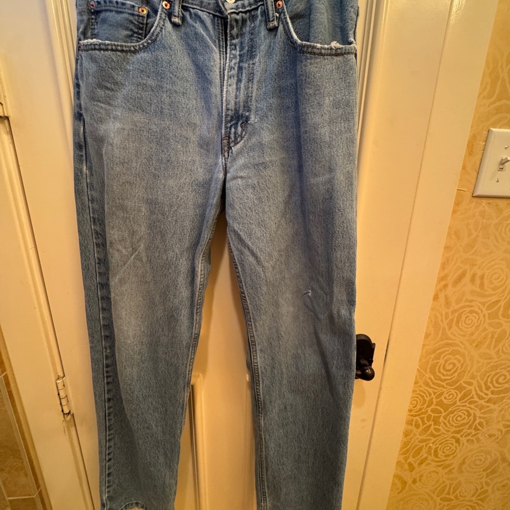 Levi's Blue Straight Jeans Timeless Style